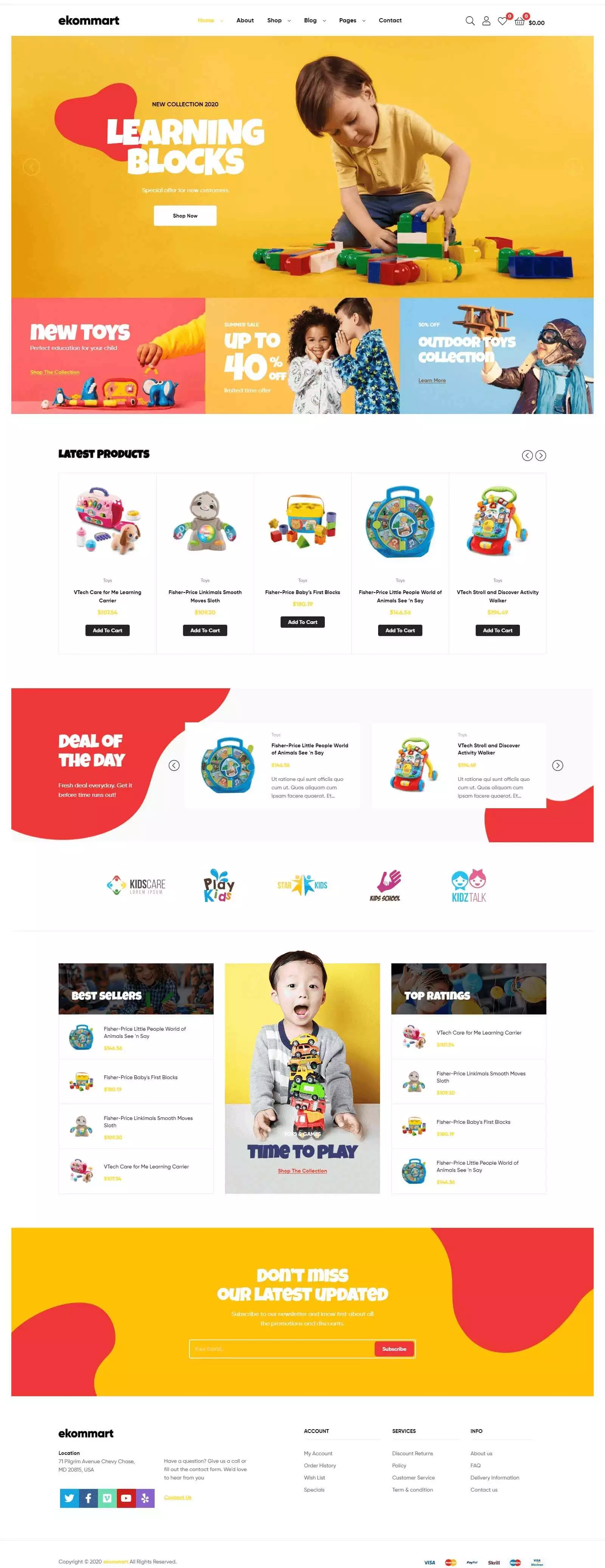 E-Commerce website design by Premium Web Agency — full page screen 2