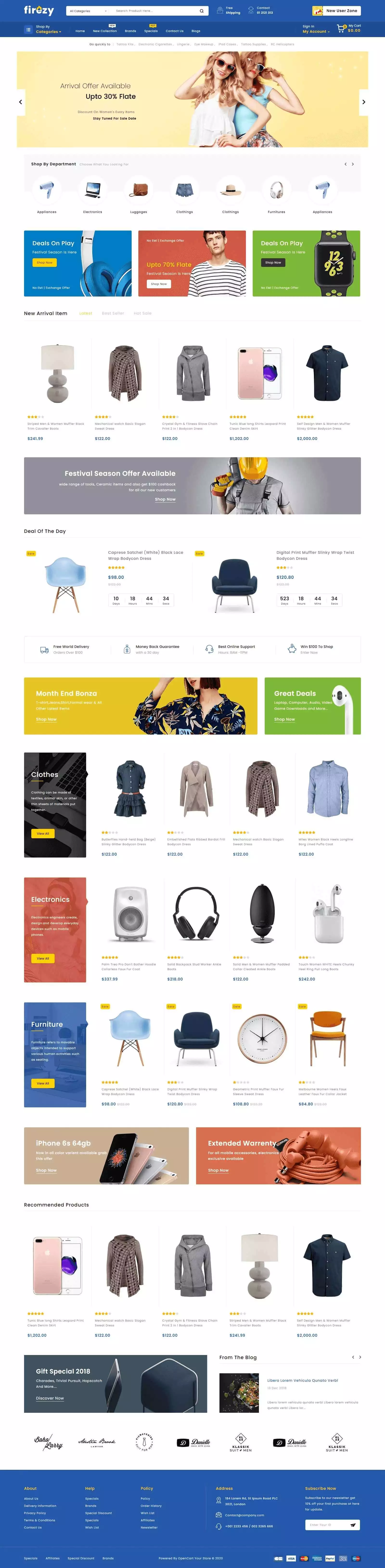 E-Commerce website design by Premium Web Agency — full page screen 5