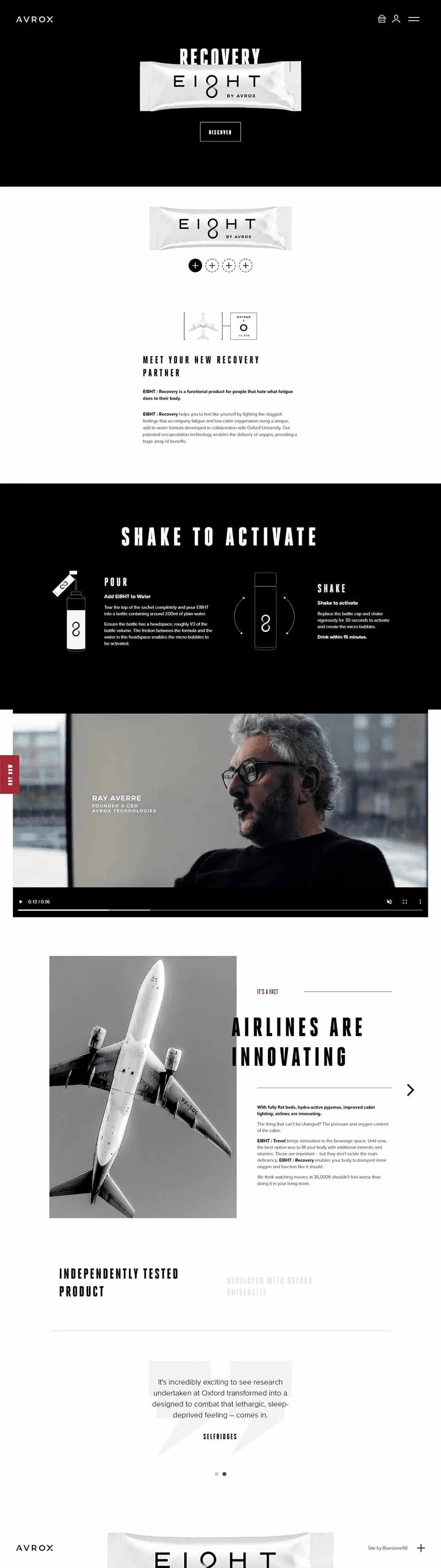 Food website design by Premium Web Agency — full page screen 4