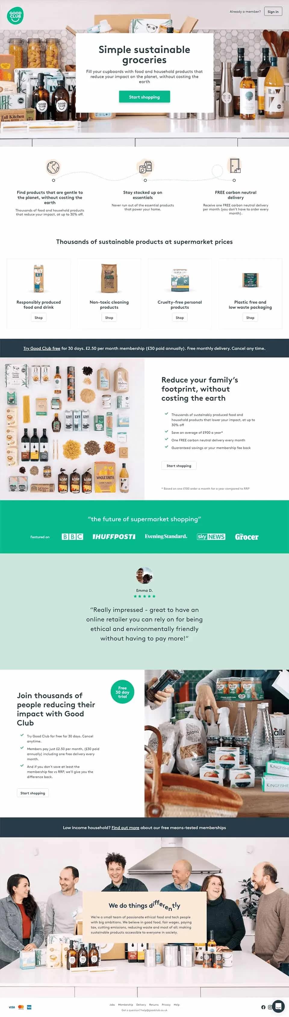 Food website design by Premium Web Agency — full page screen 5
