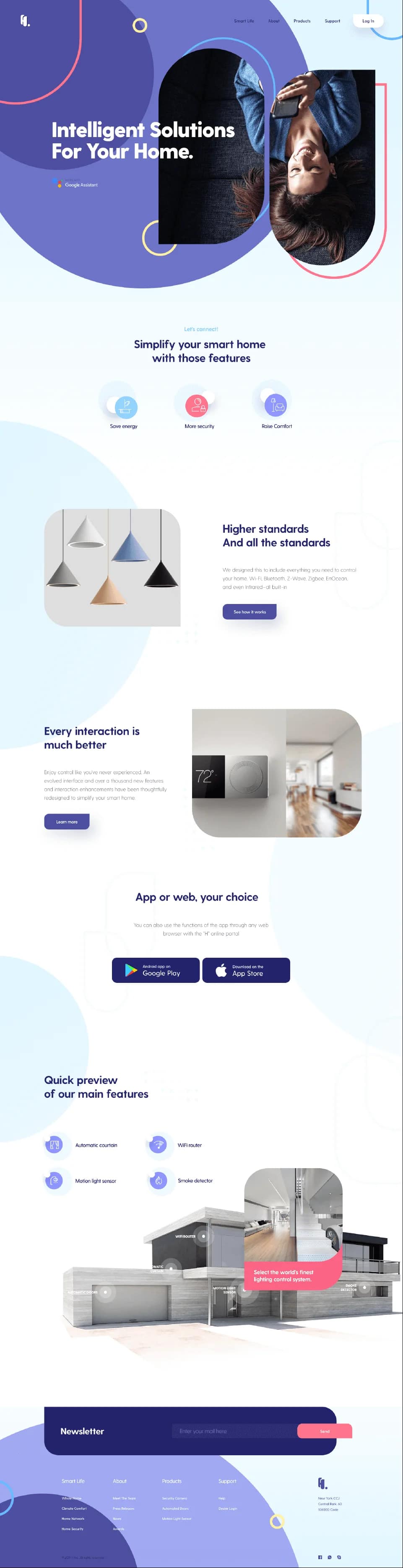 Technology website design by Premium Web Agency — full page screen 3