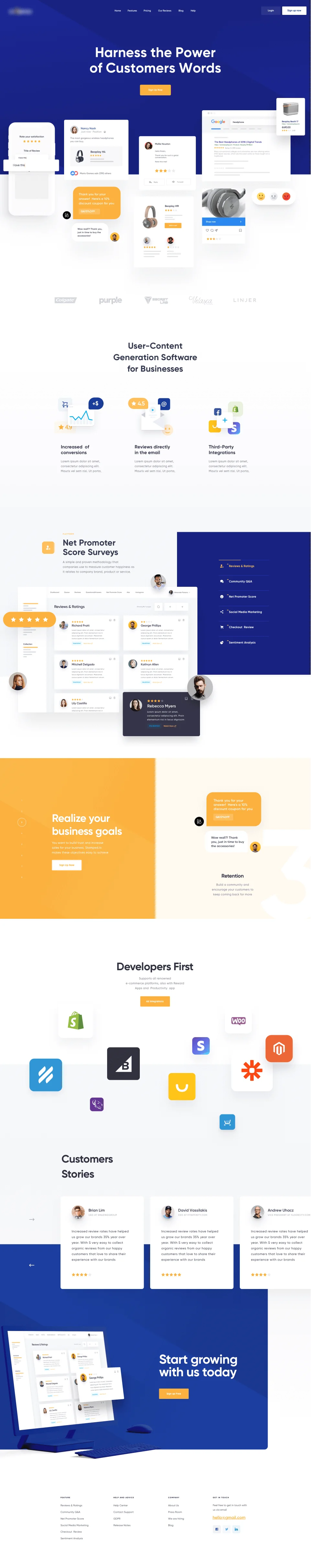 Technology website design by Premium Web Agency — full page screen 4