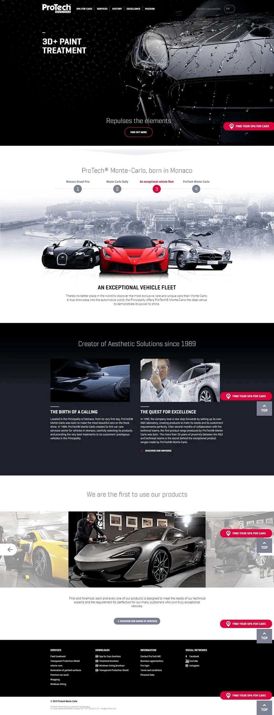 Transport & Logistics website design by Premium Web Agency — full page screen 2